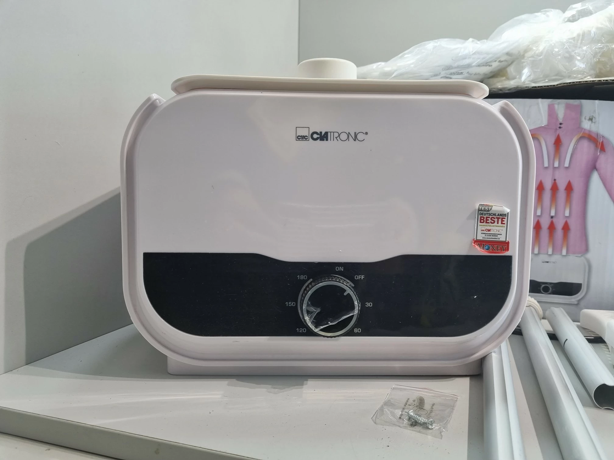 nieuz-steamer-do-ubran-clatronic-hbb-3734-1200-w-stan-uzywany