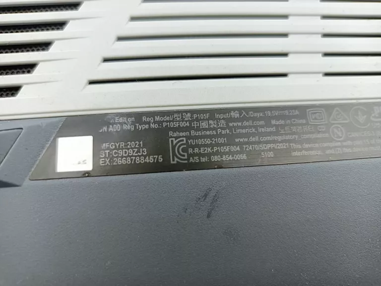 LAPTOP DELL G15 5515-0763 R5-5600H 16/512GB USZK.