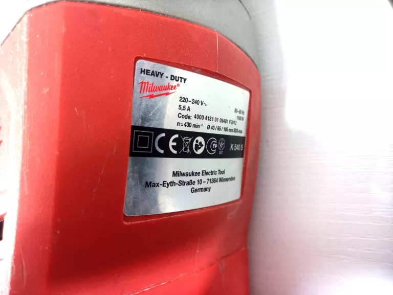 MŁOT WIELOFUNKCYJNY SDS-MAX MILWAUKEE K 540S WALIZ