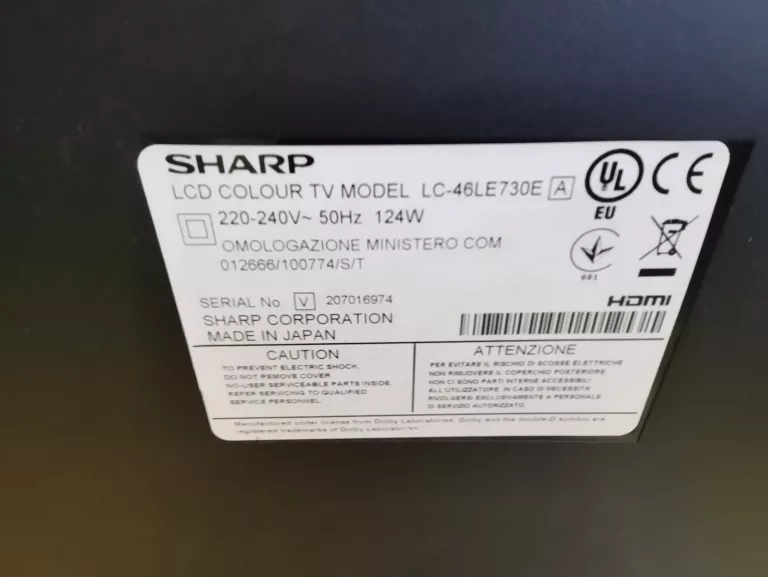 TELEWIZOR SHARP LC-40LE730E /PILOT @OKAZJA!!!