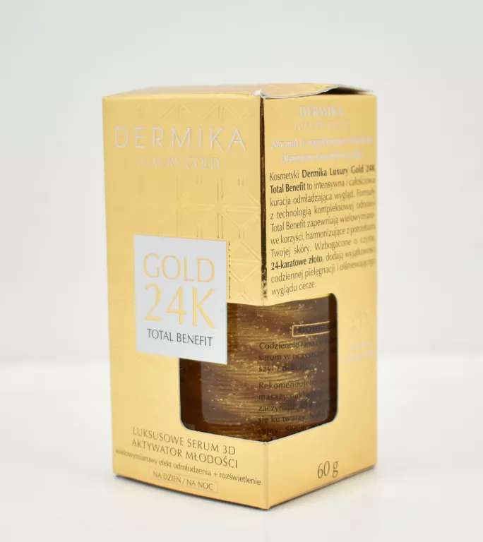 DERMIKA LUXURY GOLD 24 K TOTAL BENEFIT SERUM 3D 60