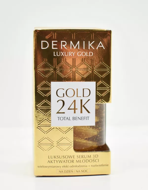 DERMIKA LUXURY GOLD 24 K TOTAL BENEFIT SERUM 3D 60