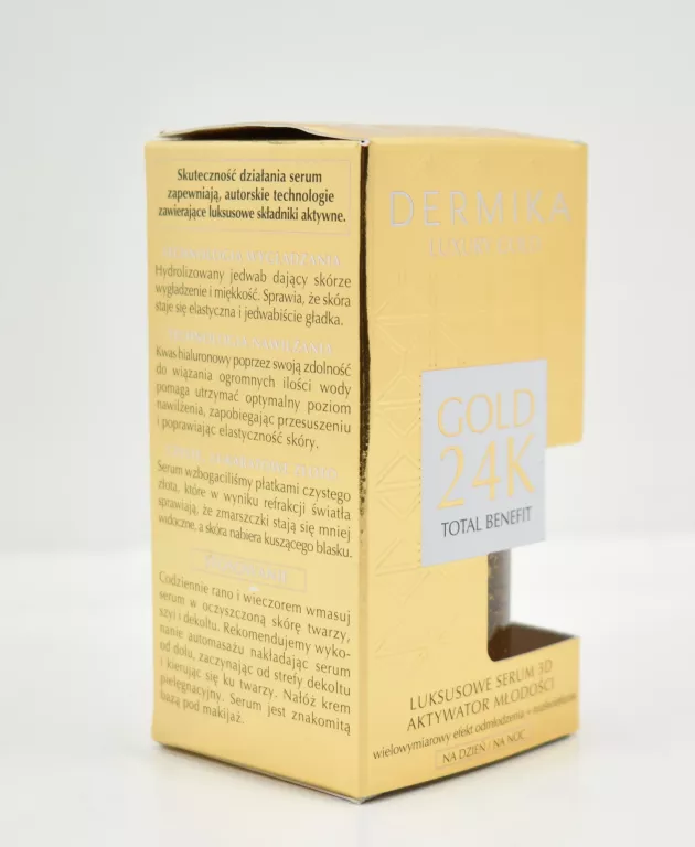DERMIKA LUXURY GOLD 24 K TOTAL BENEFIT SERUM 3D 60