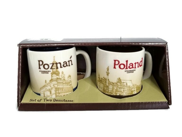 KUBKI STARBUCKS POZNAŃ POLAND 89ML