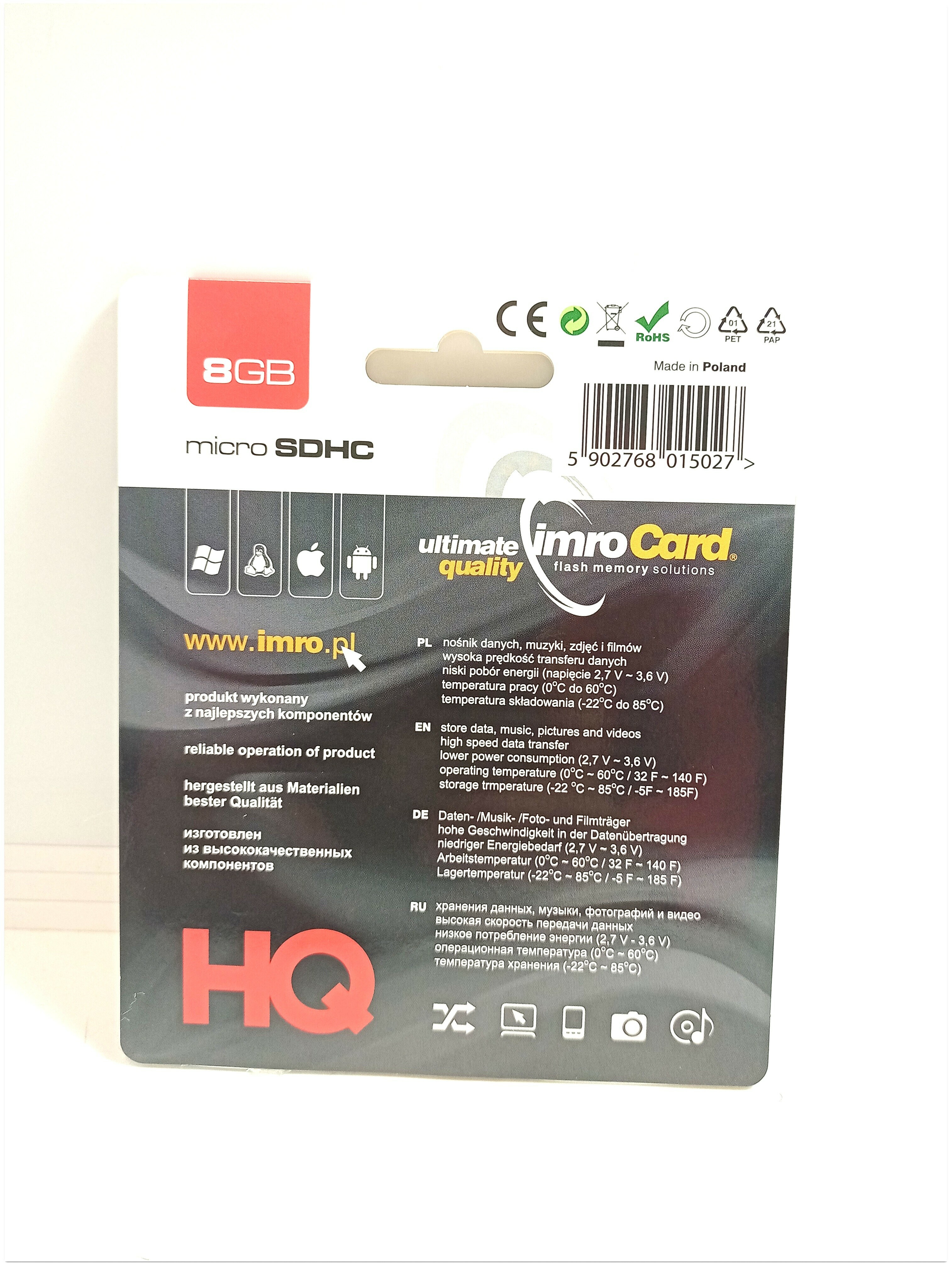 imro-micro-sdhc-8gb-kl4-kod-producenta-5902768015461