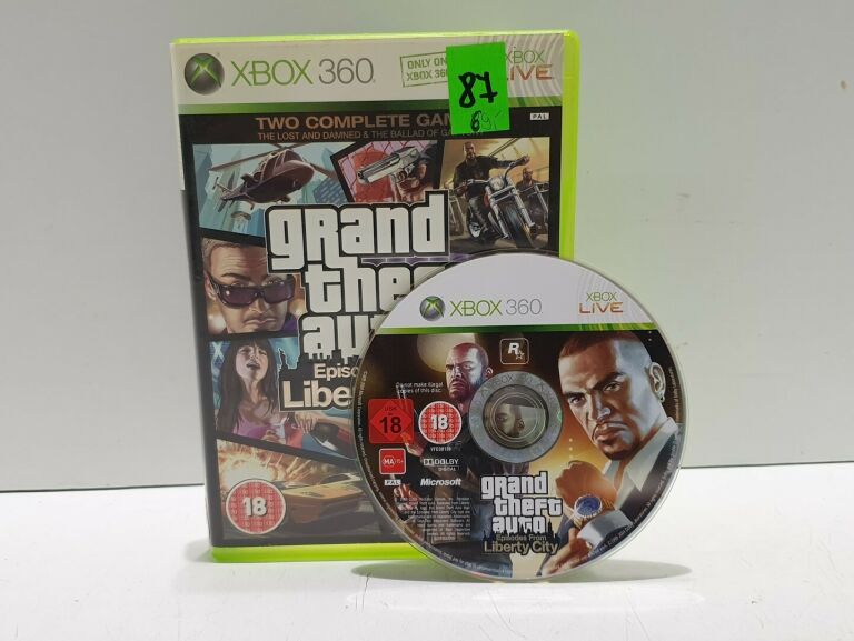 GRAND THEFT AUTO: EPISODES FROM LIBERTY CITY X360