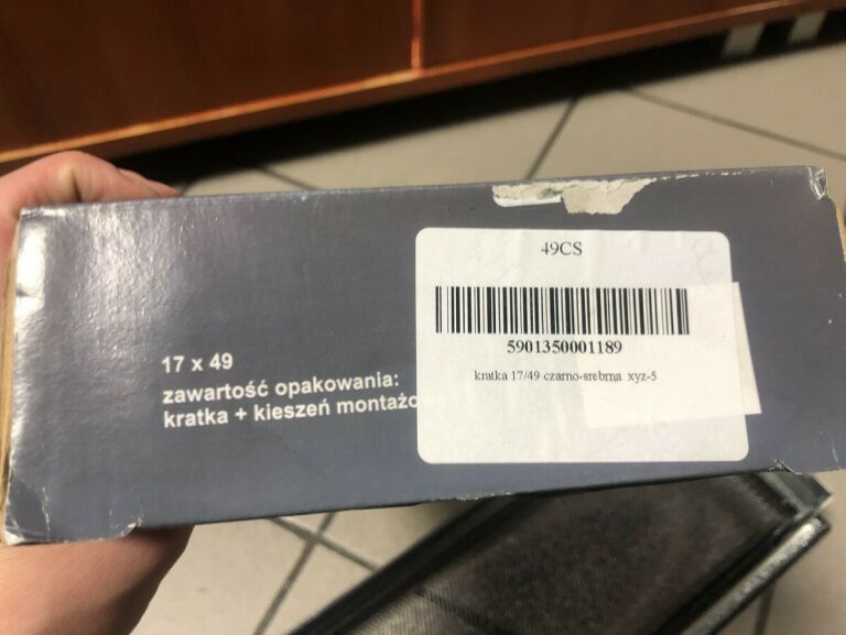 KRATKA WENTYLACYJNA KOMINKOWA KNAP 49CS 17X49