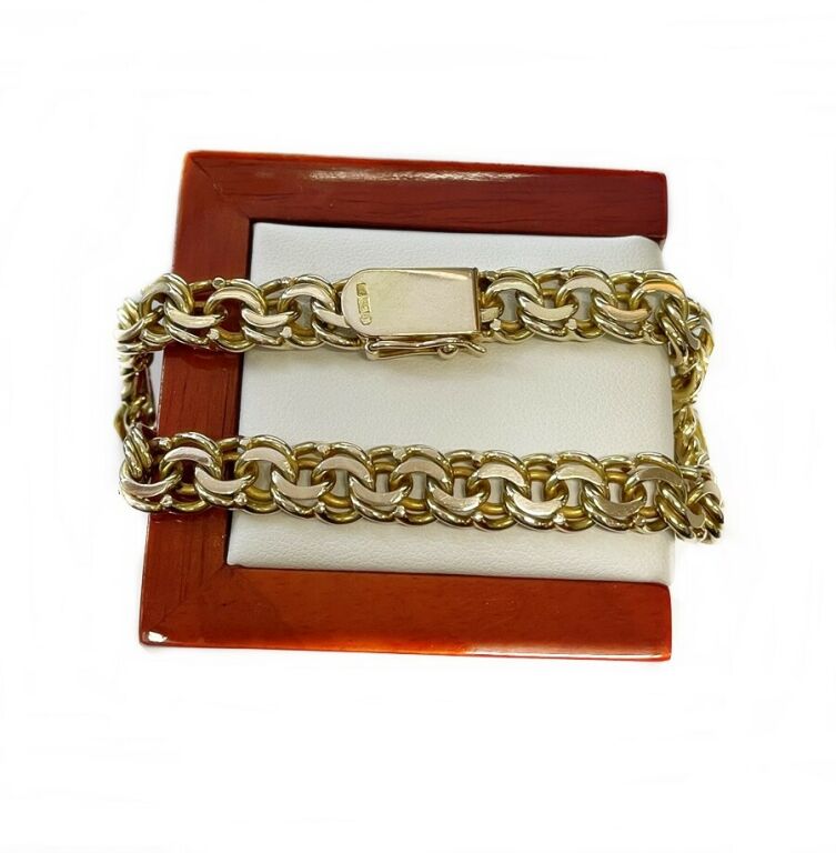 meska-zlota-bransoleta-okazja-kolor-dominujacy-zloty