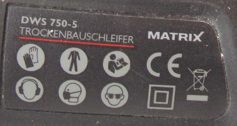 SZLIFIERKA DO GIPSU MATRIX DWS 750-5