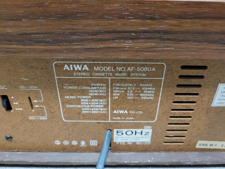 GRAMOFON MAGNETOFON AIWA AF-5080A