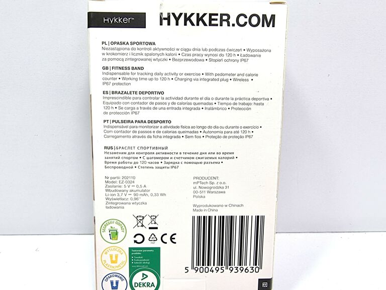 OPASKA SPORTOWA FITNES BAND HYKKER EZ-0324