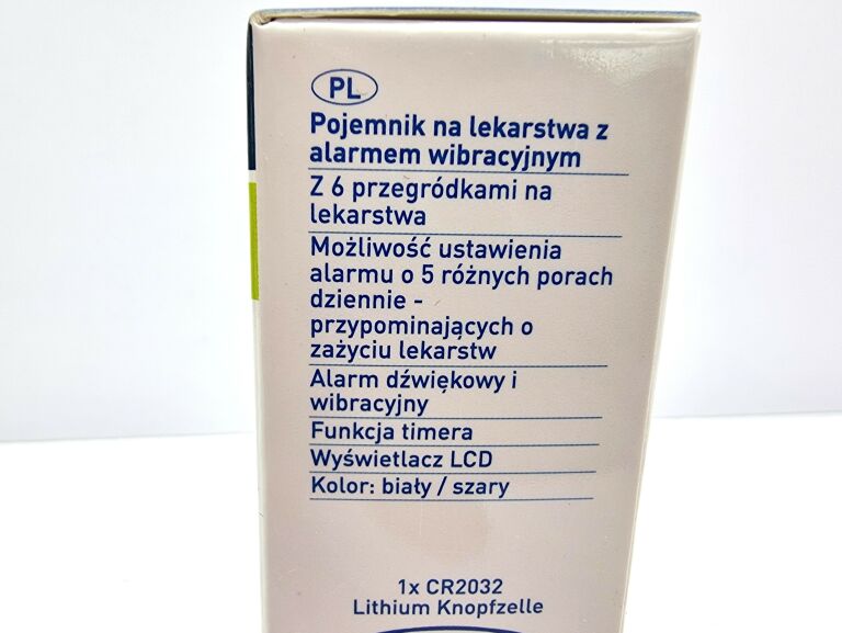 WEINBERGER POJEMNIK NA LEKI Z ALARMEM WIBRACYJNYM