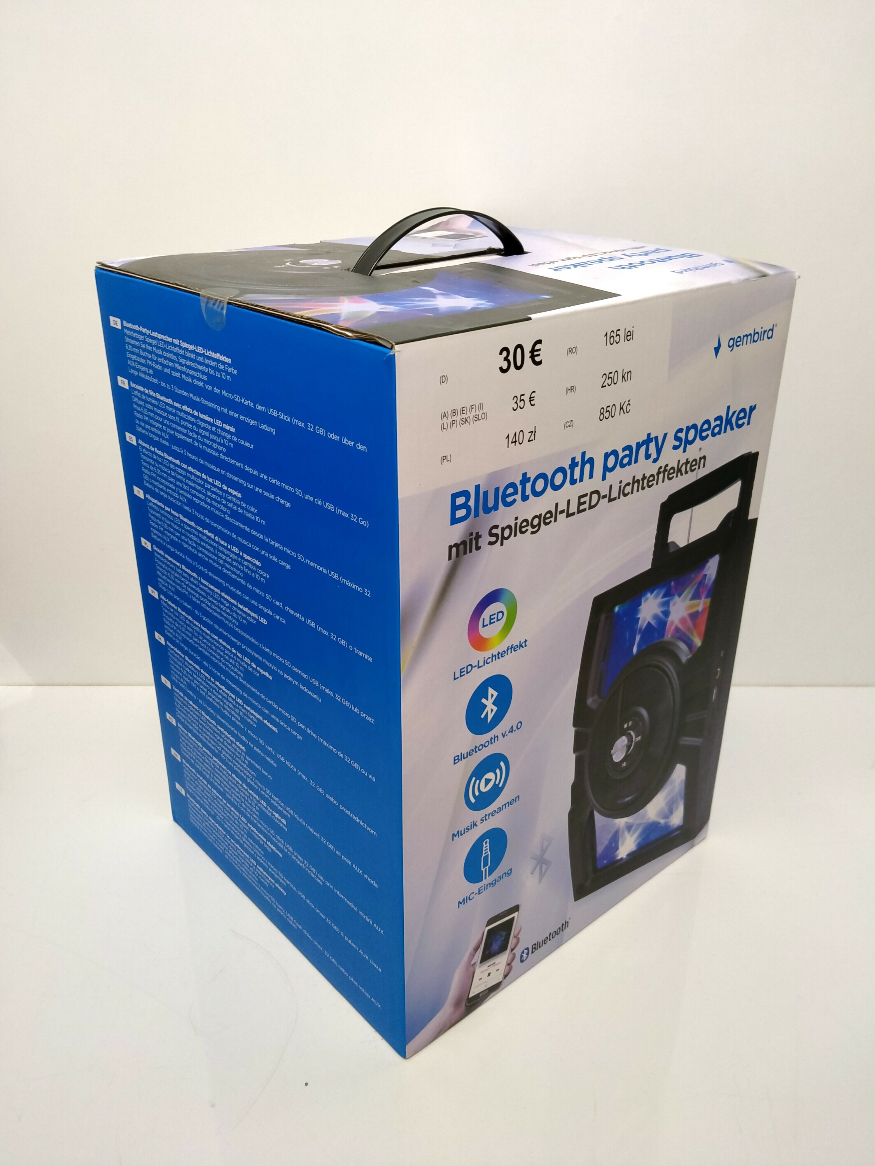 Soundlogic xl luminous mirror party speaker deals