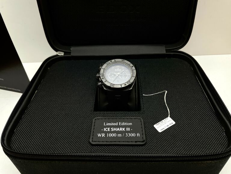 EDOX ICE SHARK 3 LIMITED EDITION 192/250 WR1000M