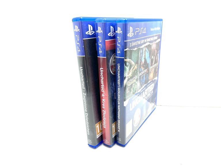 ZESTAW UNCHARTED NA PS4 3 CZĘŚCI HIT!