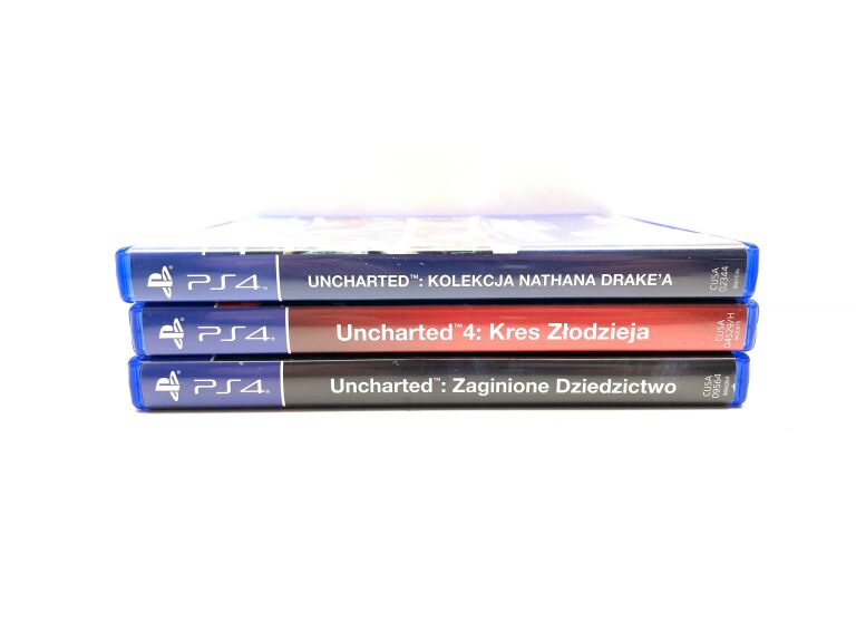 ZESTAW UNCHARTED NA PS4 3 CZĘŚCI HIT!