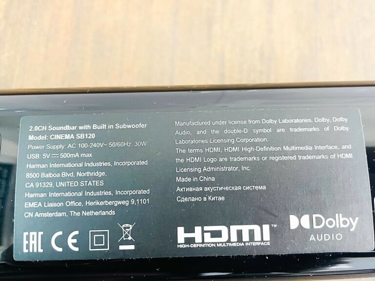 SOUNDBAR JBL CINEMA SB