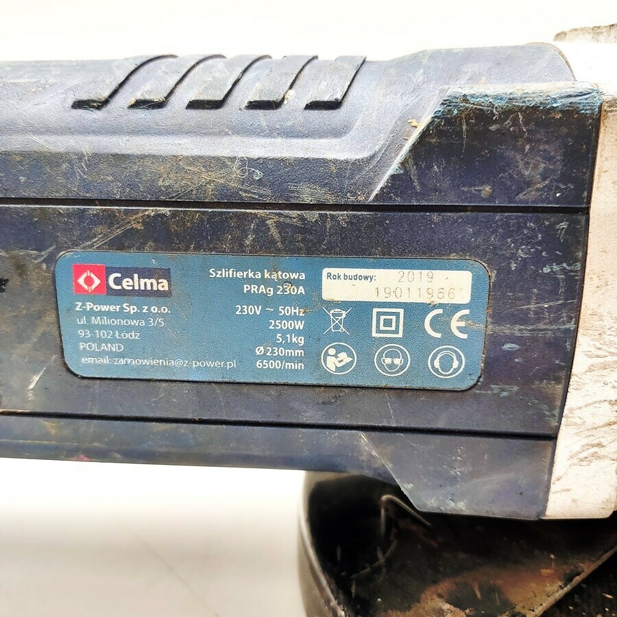 celma-szlifierka-katowa-230mm-2500w-prag230a-maksymalna-moc-2500