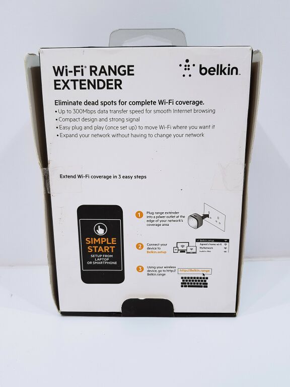 ADAPTER WZMACNIACZ BELKIN WI-FI RANGE EXTENDER