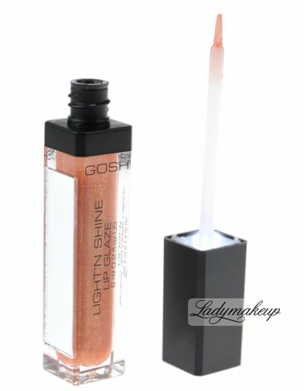 GOSH - LIGHT'N SHINE LIP GLAZE GLOSS BŁYSZCZYK Z LUSTERKIEM KOLOR 06