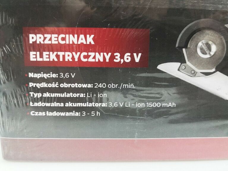 PRZECINAK ELEKTRYCZNY 3,6 V TOOLTEC