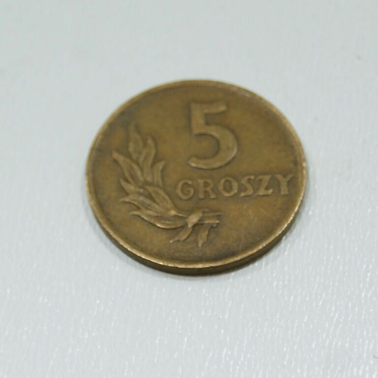 MONETA 5GR 1949 BRĄZ
