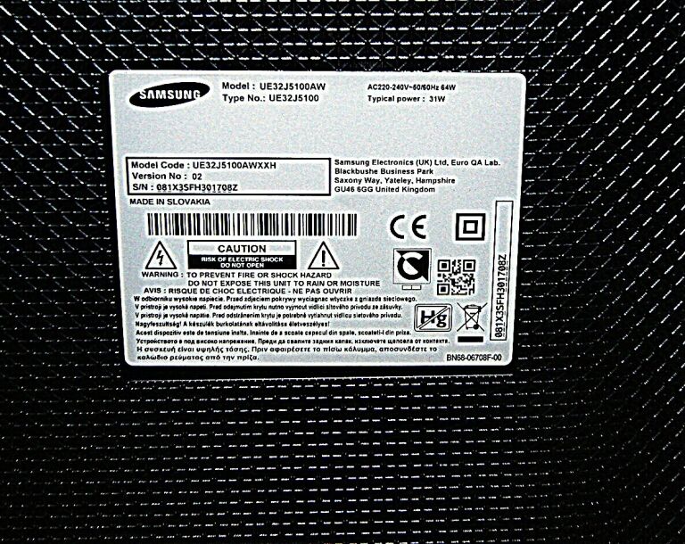 rozbity-samsung-led-ue32j5100aw-marka-samsung