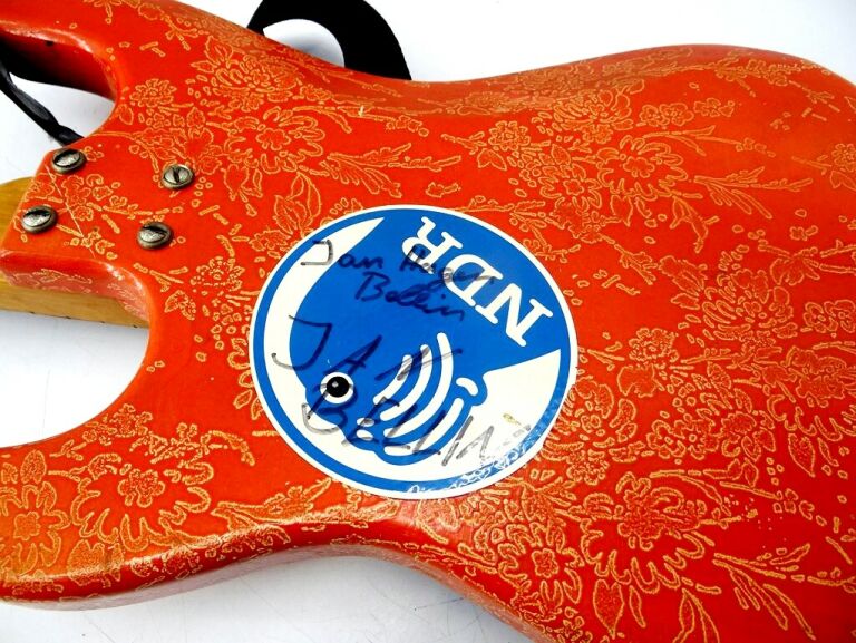 GITARA ELEKTRYCZNA POMARAŃCZOWA
