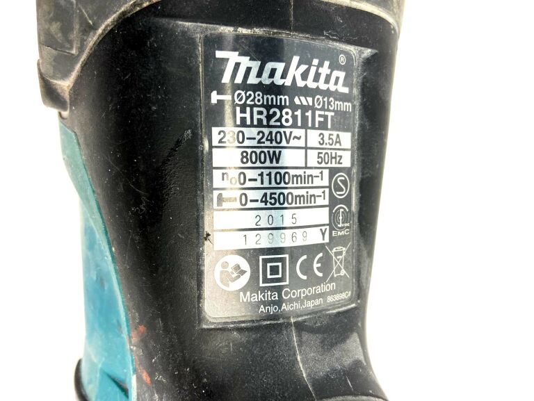 MŁOTOWIERTARKA MAKITA HR2811FT 800W 2,9J