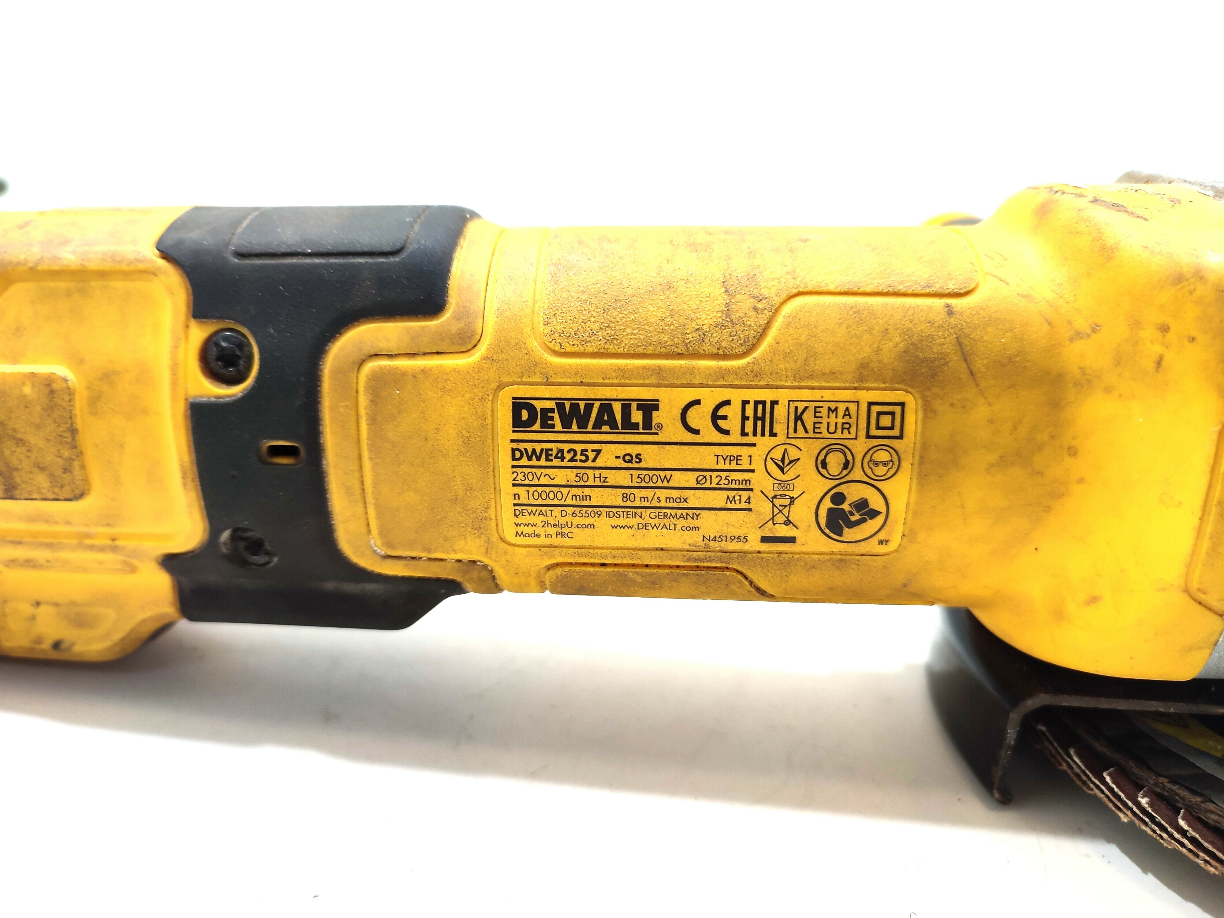 SZLIFIERKA KĄTOWA DEWALT DWE4257 | Szlifierki | Loombard.pl