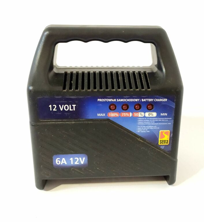 PROSTOWNIK DO AKUMULATORA 6V 12V 6A SENA