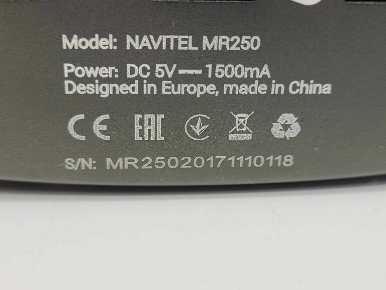 NAVITEL MR250 REJESTRATOR KAMERA W LUSTERKU OPIS