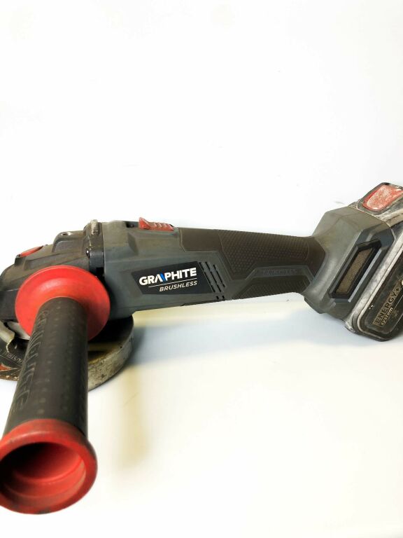 GRAPHITE SZLIFIERKA KĄTOWA AKUMULATOROWA 58G026+Ł