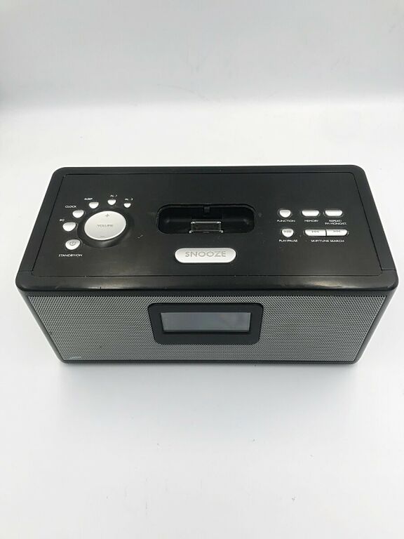 RED IPOD DOCK BLACK