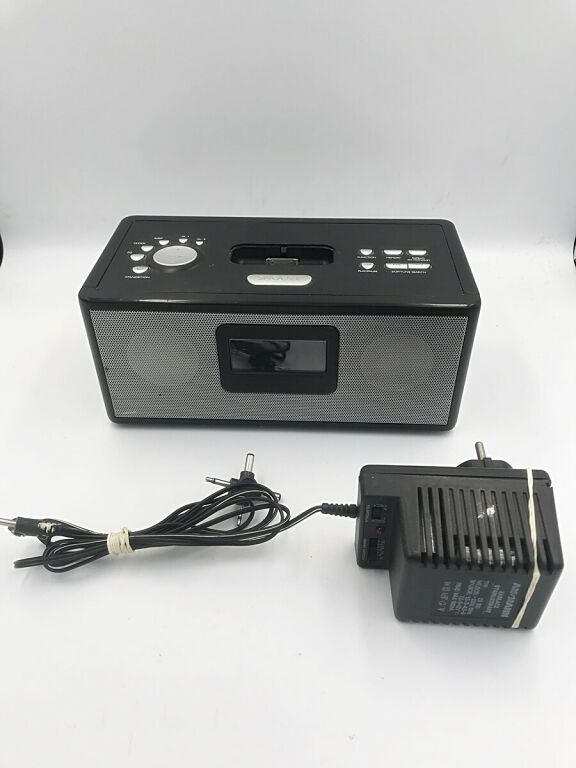 RED IPOD DOCK BLACK