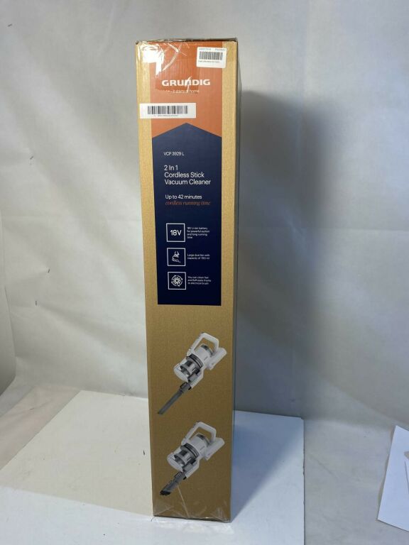 BEZPRZEWODOWY ODKURZACZ RĘCZNY GRUNDIG VCP 3929 L