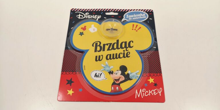 ZAWIESZKA SAMOCHODOWA BRZDĄC W AUCIE DISNEY