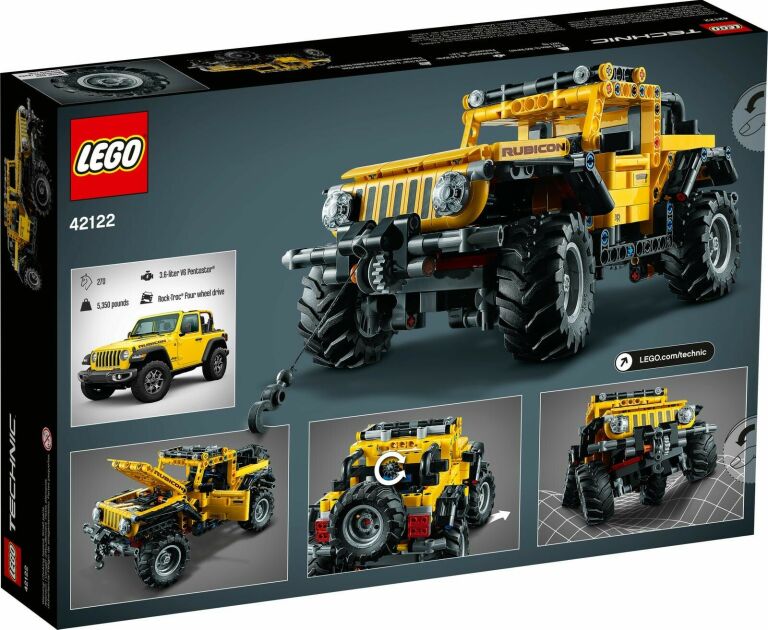 LEGO TECHNIC 42122 - JEEP WRANGLER SUPER KLOCKI
