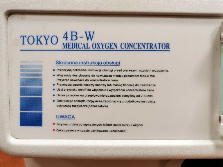 KONCENTRATOR TLENU TOKYO 4B-W