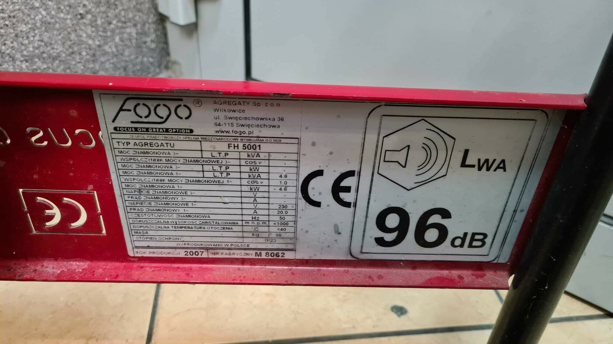 agregat-pradotworczy-fh-5001-fogo-model-fogo-fh-5001