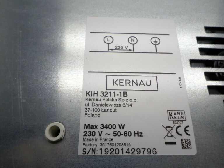PŁYTA INDUKCYJNA KERNAU KIH 3211-1B
