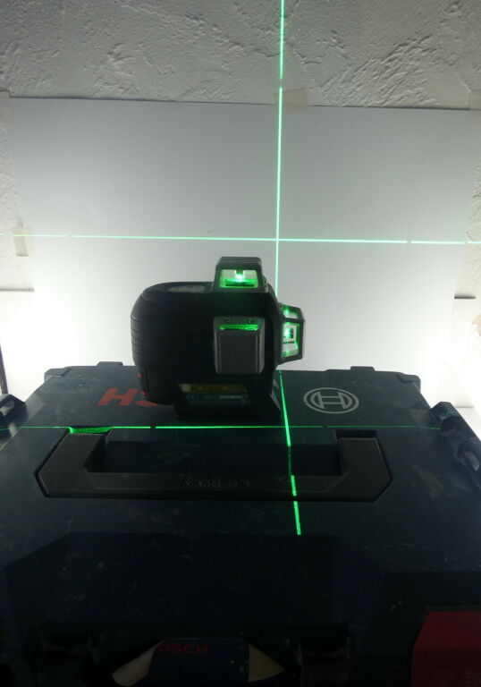 LASER KRZYŻOWY BOSCH PROFESSIONAL GLL 3-80CG KOMP