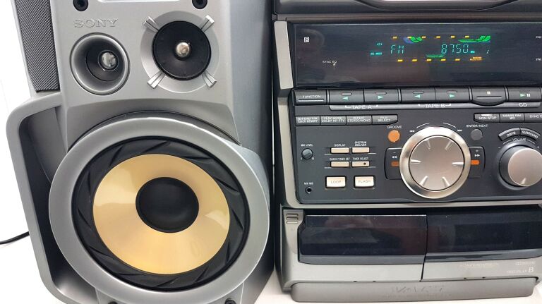 WIEZA SONY HCD-R770 + 2X GŁOŚNIK SONY SS-R770
