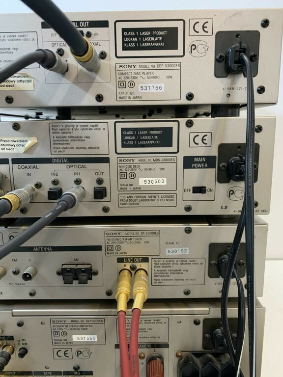 ZESTAW AUDIO SONY 3000ES 4 MODUŁY POLECAM!