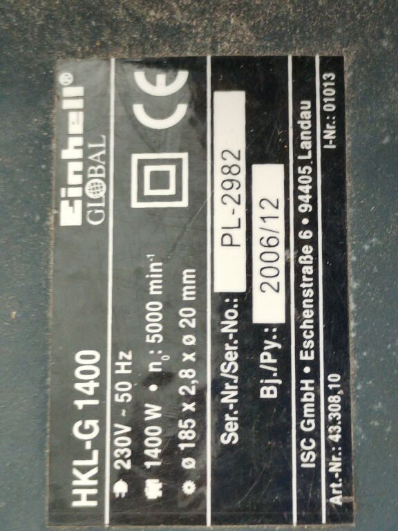 pilarka-tarczowa-einhell-hkl-g-1400-at-okazja-marka-einhell