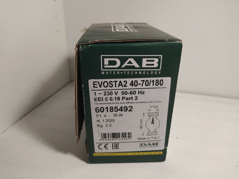 POMPA OBIEGOWA DO C.O EVOSTA 2 40-70/180 DAB