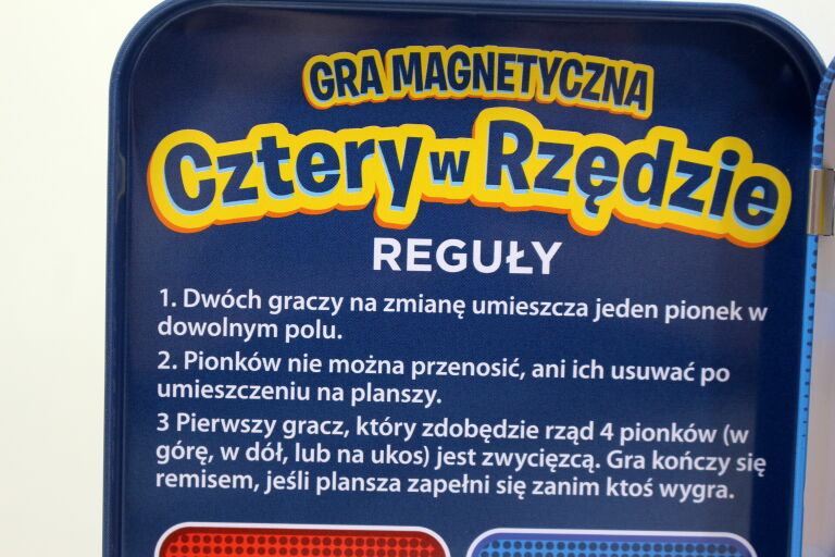 GRA MAGNETYCZNA CZTERY W RZĘDZIE WEVEEL