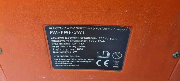 URZĄDZENIE ROZRUCHOWE PROSTOWNIK PM-PWF-3W1