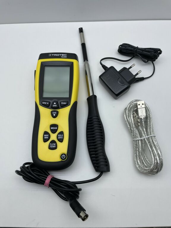 ANEMOMETR TROTEC TA 300 + AKCESORIA OPIS!!!!