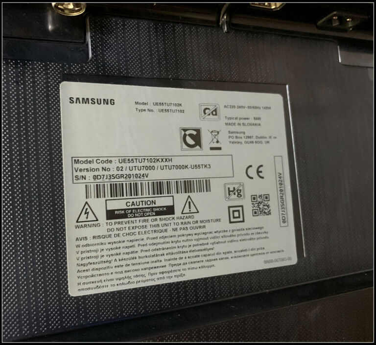 TELEWIZOR SAMSUNG UE55TU7102K CRYSTAL UHD 4K